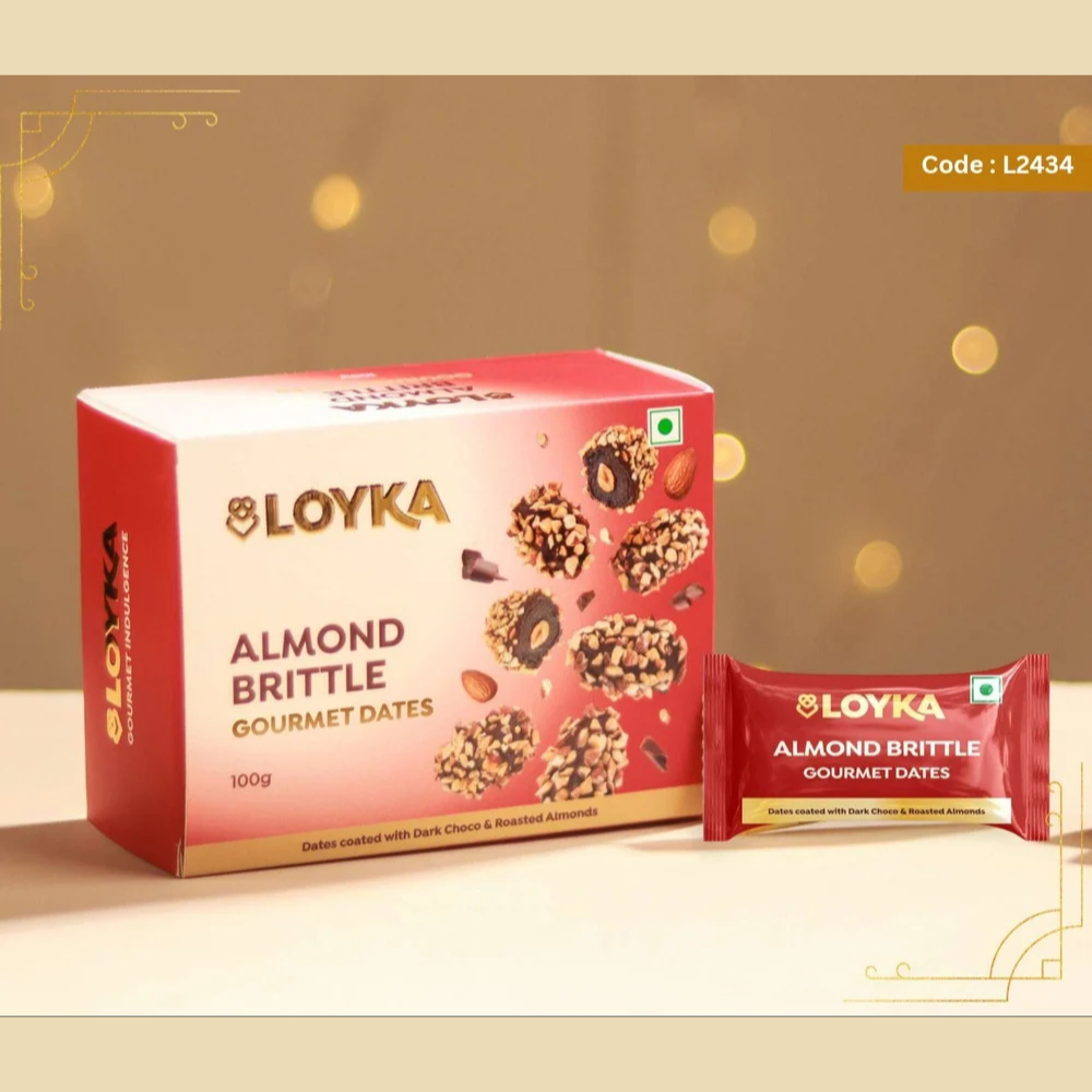 Loyka Almond Brittle Gourmet Dates Box