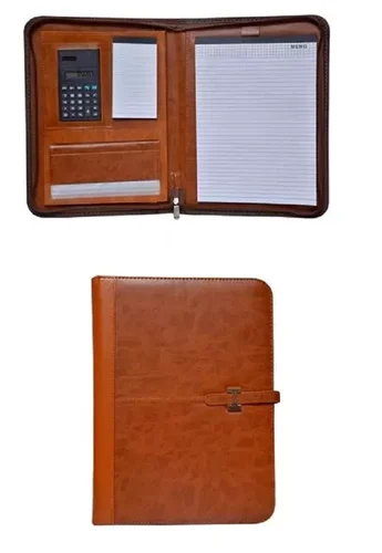 Brown Leather Folder